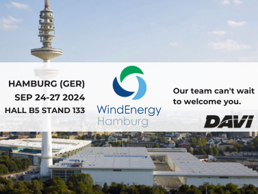 Venite&#32;a&#32;trovarci&#32;alla&#32;fiera&#32;Wind&#32;Energy&#32;Hamburg&#32;ad&#32;Amburgo&#32;(GER)&#32;dal&#32;24&#32;al&#32;27&#32;settembre&#32;2024